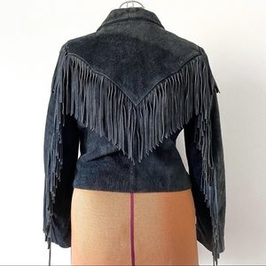 Small Suede Fringe Jacket